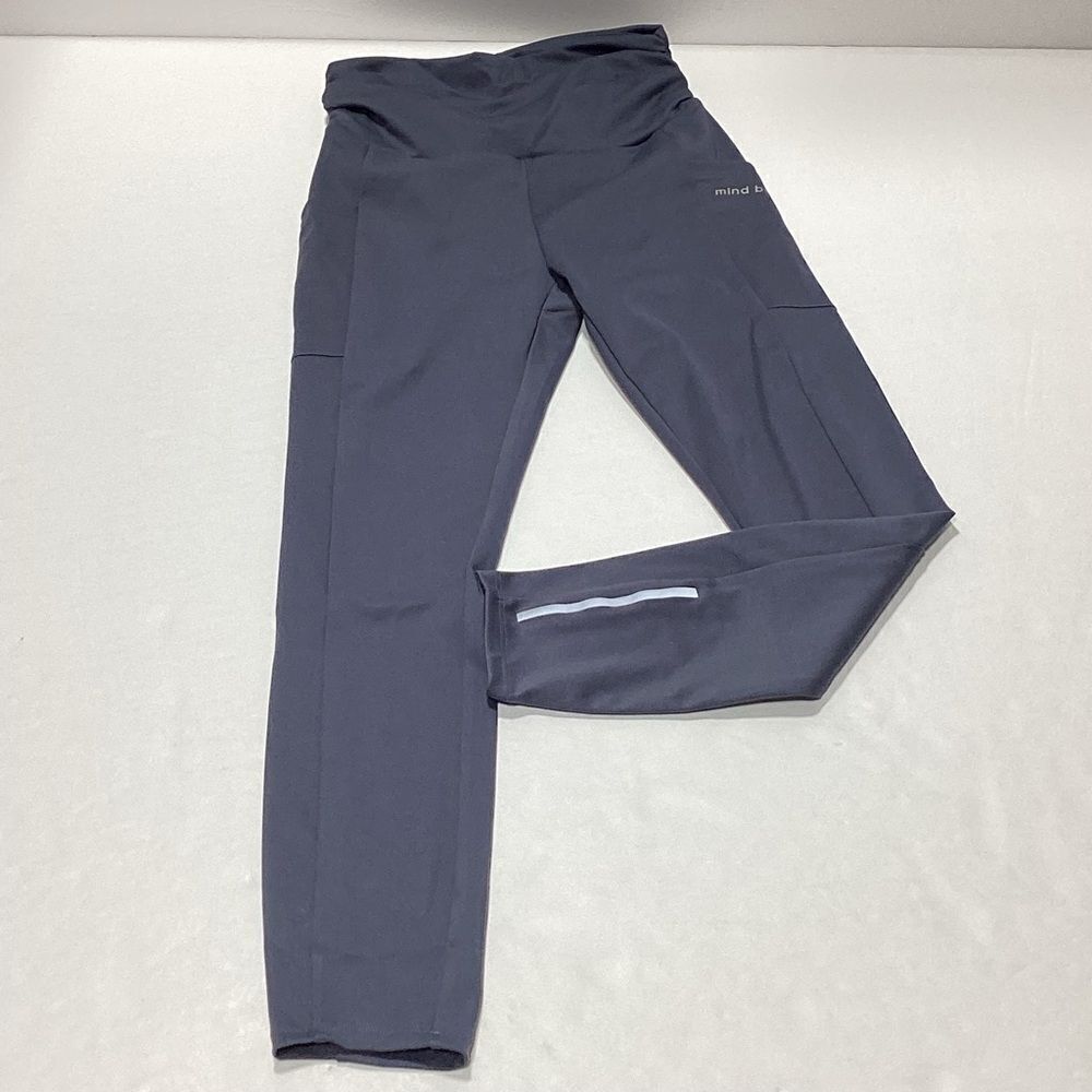 Mind Body Love By Peace Love World Gray Leggings Ruched Waist XXS